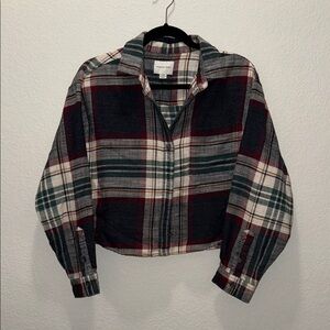 American Eagle Outfitters Multicolor Plaid Shirt